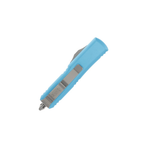 Microtech UTX-85 Auto OTF Knife Turquoise 3.11in Satin PS Drop Point AUMT2315TQ