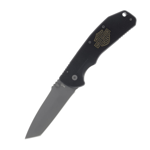 Tec-X Harley-Davidson Spring-Assisted Linerlock Folding Knife CA52181
