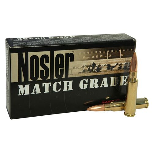 Nosler Match Grade 308 Win 155 Grain 20 Rounds CC Brass Centerfire BTHP