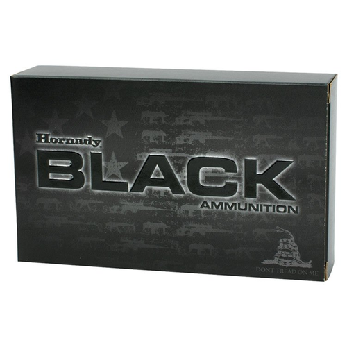 Hornady Black 308 Winchester Ammunition 168 Grain Brass Centerfire 20 Rounds A-Max SBT