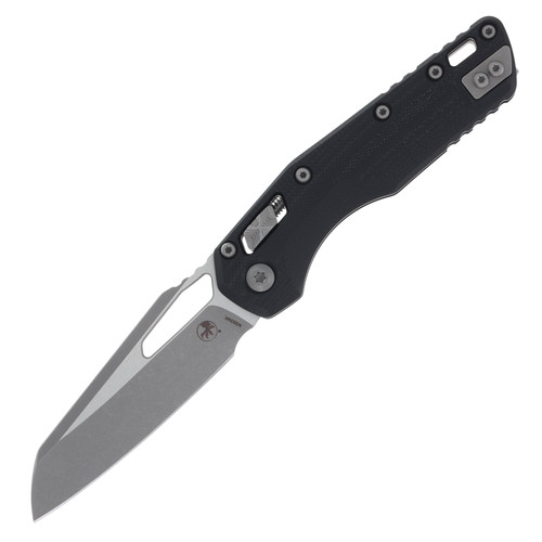 Microtech MSI RAM-LOK Folding Knife (Apocalyptic Sheepsfoot | Black G-10)