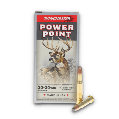 Winchester Super-X .30-30 Win Ammo FN-JSP Power-Point 150gr 20rd Box