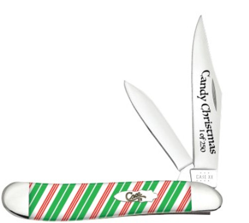 Case Candy Cane Corelon Christmas 2023 Peanut Limited Edition Folding Knife