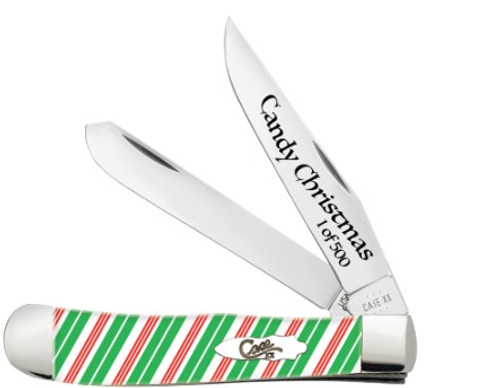 Case Candy Cane Corelon Christmas 2023 Trapper Limited Edition Folding Knife