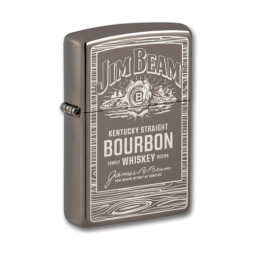 Zippo Jim Beam Lighter Label Design / Black Ice