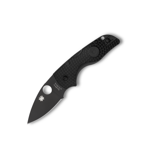 Spyderco Lil Native Lightweight Lockback Folding Knife Black DLC