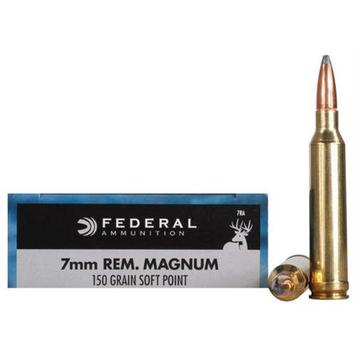 Federal Power-Shok 7mm Remington 150 Grain Soft Point 20 Rounds 7RA