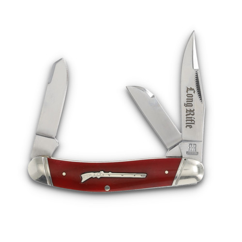 Rough Ryder Long Rifle Red Smooth Bone Sowbelly Stockman RR2619
