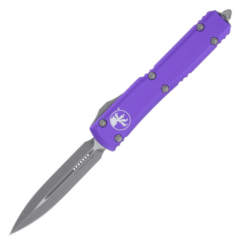 Microtech Ultratech Out-the-Front Automatic Knife (Apocalyptic D/E | Purple)