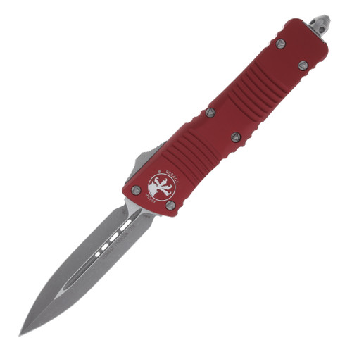 Microtech Combat Troodon Out-the-Front Automatic Knife (Apocalyptic D/E | Merlot)