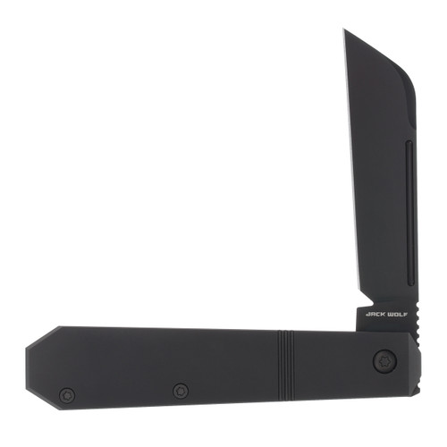 Jack Wolf After Hours Jack DLC Titanium 3.15in Plain Black Sheepsfoot 1