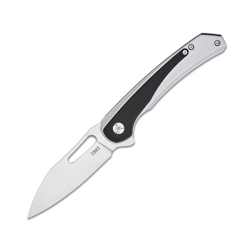 Columbia River Padawan Stainless Black Micarta Brush 3.01in Wharncliff