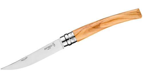 Opinel No10 Effile Folding Knife Olive Wood