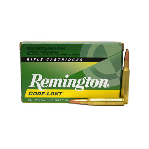 Remington Express Core-Lokt 270 Winchester Rifle Ammunition 20 Rounds Brass Centerfire 130 Grain Core-Lokt PSP