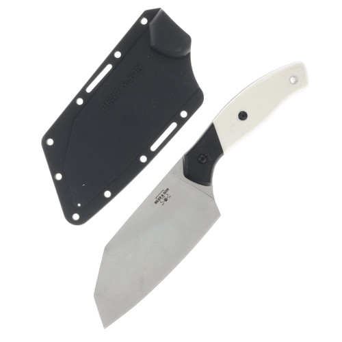 Bear & Son White Bone Professional Fixed Blade Chopping Knife BRWSB35