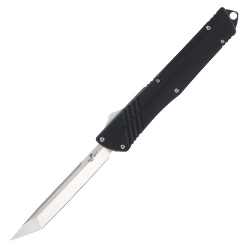 Bear and Son Auto Double Clutch Black 5.13 in Plain Tanto