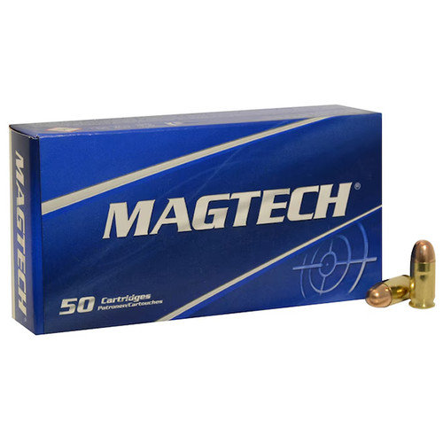 Magtech Sport 380 ACP Handgun Ammo Brass 50 Rounds 95 Grain Full Metal Jacket 