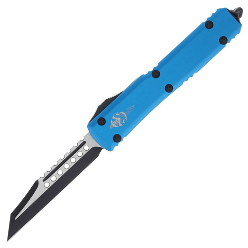 MICROTECH WARHOUND AUTOMATIC BLUE PLAIN STANDARD