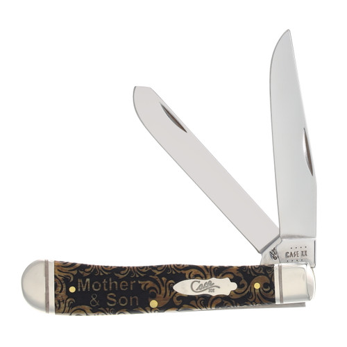 Case XX Trapper Mother & Son Antique Bone