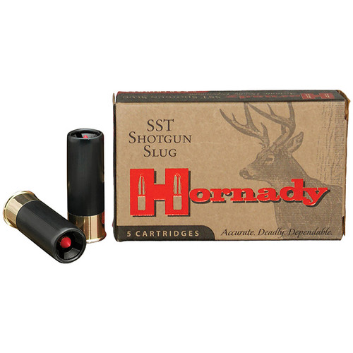 Hornady SST 12 Ga 2.75in 300gr FTX Sabot Slug Shells 5 Rds Box