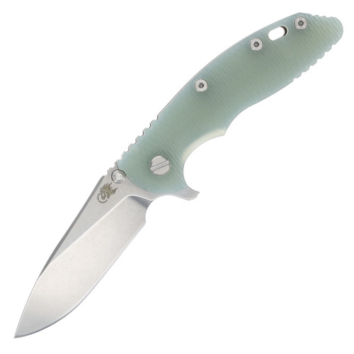 Hinderer XM-18 Battle Bronze Translucent Green 3.5in Stonewash Slicer