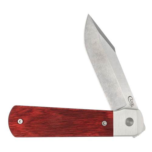 Case XX Bridgeline Longhouse Smooth Rosewood Linerlock Folding Knife