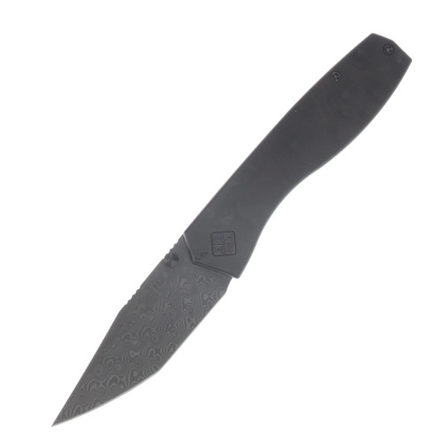 Ocaso Delos Folding Knife Black Dunes 3 Inch Plain Modified Tanto 12IBK