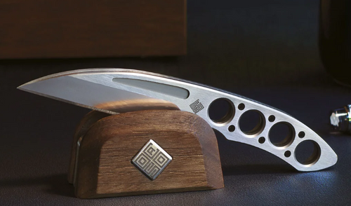 Ocaso Knives Duo Desk Knife Wharncliffe With Stand