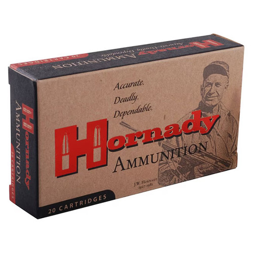 Hornady Custom 243 Winchester Rifle Ammunition 20 Rounds Brass Centerfire 87 Grain Hornady V-Max