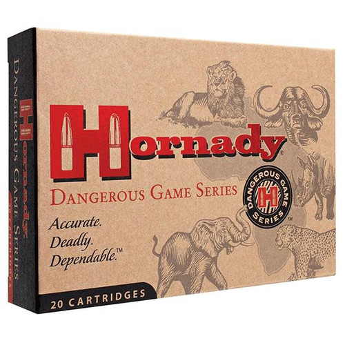 Hornady Dangerous Game .500-416 Nitro Express 400gr DGS Solid Brass Ammo 20Rd