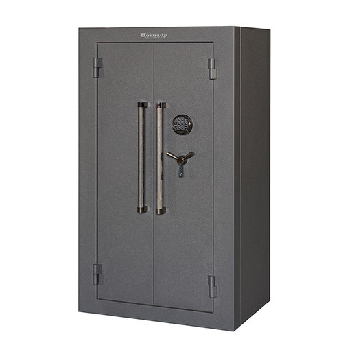 Hornady Mobilis Double Door Max Matte Grey 9 Gauge Steel Safe (34in W x 25in D x 59in H)
