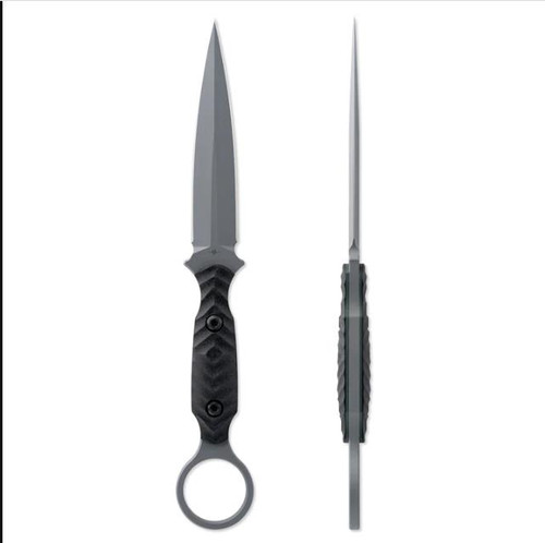 Toor Specter R Phantom Gray 4.25 Inch Plain Gunkote Spear Point