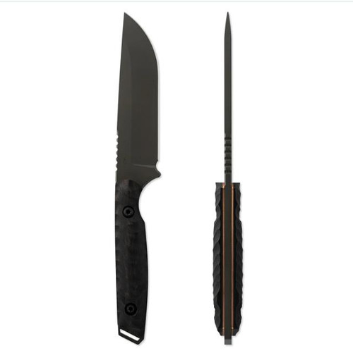 Toor Field 2.0 Fixed Blade Knife 4.5 Inch Plain KG Gunkote Drop Point