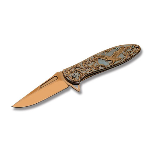 Gold Eagle Folding Knife