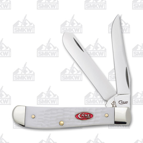 Case White Synthetic SparXX Mini Trapper Folding Knife