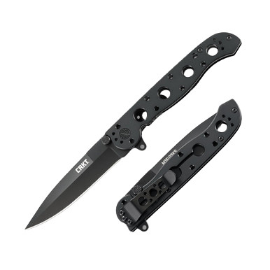 CRKT M16-03KS Folding Knife 3.55 Inch Plain Black Oxide Spear Point