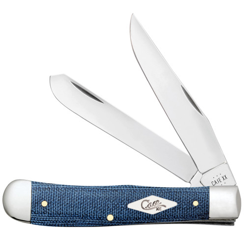 Case XX Blue Denim Smooth Canvas Laminate Trapper