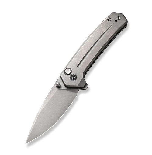 We Knife Co Culex Folding Knife Gray 2.97in Plain Stonewash Drop Point