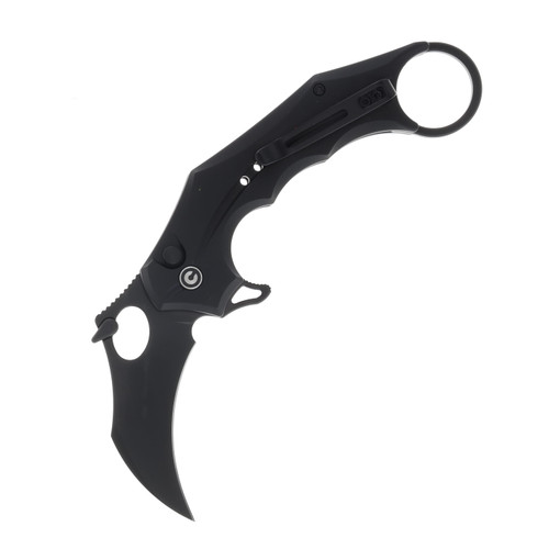 CIVIVI Incisor II Folding Knife 2.02in Plain Black Karambit 1