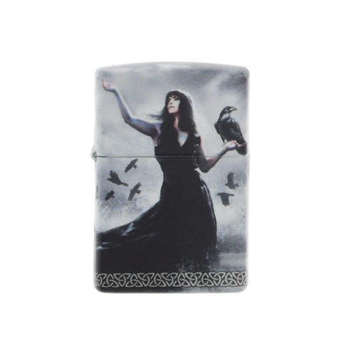 Zippo Mazzi Celtic Crow Woman Lighter ZP48969
