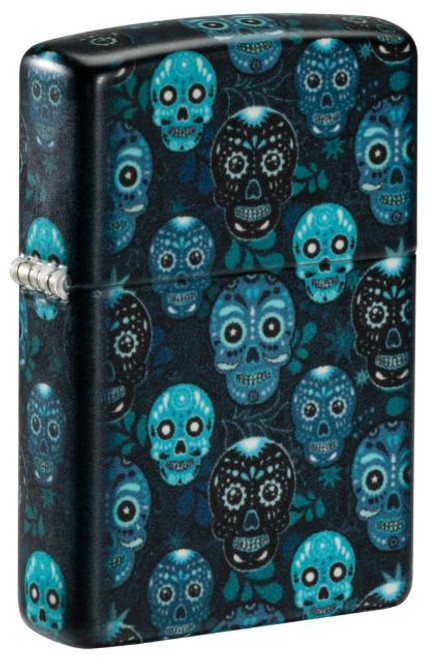 Zippo Sugar Skulls Design Glow in the Dark