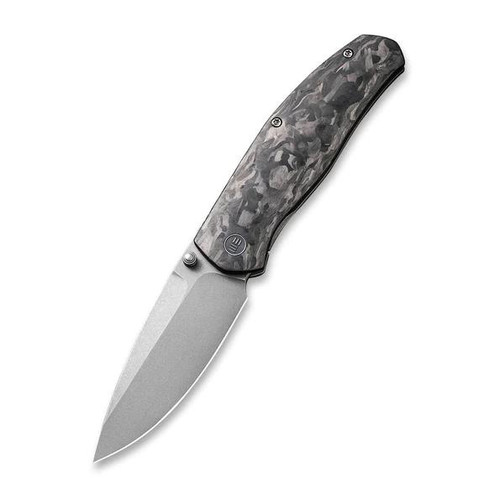 We Knife Co Esprit Gray 3.25 Inch Plain Stonewash Drop Point