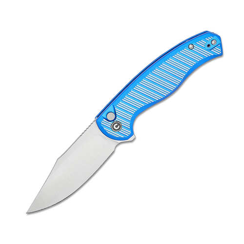 Civivi Stormhowl Folding Knife Blue 3.3 Inch Plain Satin Clip Point