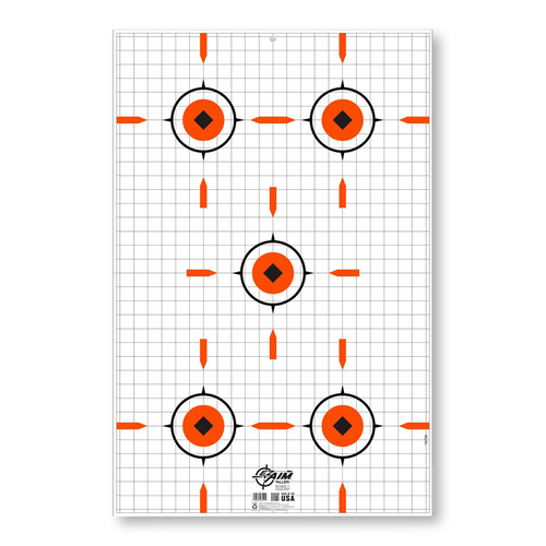 EZ AIM SIGHT GRID TARGET AND BACKER CORRUGATED 23 X 35