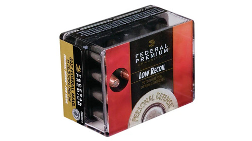 Federal Premium Personal Defense Low Recoil 327 Federal Magnum 85 Grain Brass Hydra-Shok JHP