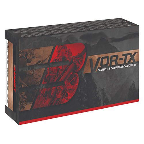 Barnes Bullets VOR-TX Rifle Ammunition 20 Rounds Copper Centerfire 6.5 PRC Barnes TSX Flat Base