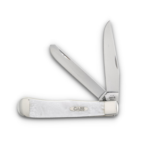 Case XX Heavenly Pearl Corelon Trapper Folding Knife CA6073HP