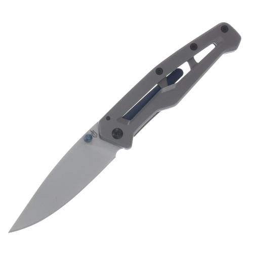Gerber Paralite Folding Knife Graphite 3.25in Plain Satin Drop Point G1069415