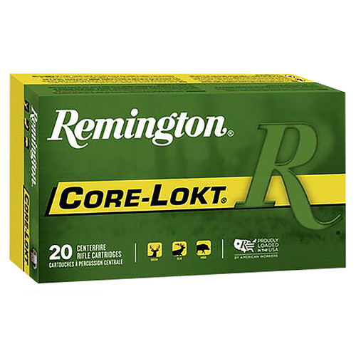 Remington Core-Lokt 270 Winchester Ammunition 100 Grain Brass Centerfire 20 Rounds Core-Lokt PSP