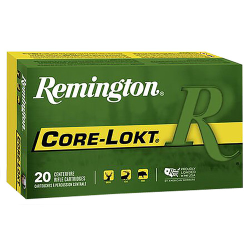 Remington Core-Lokt 7x57mm Mauser Ammunition 140 Grain Brass Centerfire 20 Rounds Core-Lokt PSP